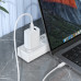 Кабель USB-C/USB-C HOCO X115 1м, 5A, 240W, ПВХ, White