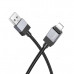 Кабель Lightning HOCO X110 1м, 2.4A, нейлон, Black