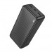 Внешний аккумулятор 30000 mAh Borofone BJ55B Black. Вход: USB-C/Micro-USB: 5 В/2А. Выход: USB-A 1/2: 5В/2А; Общий выход: 5 В/2А. Светодиодный индикатор уровня заряда. Размер: 139х68х40 мм; Вес: 590 г.