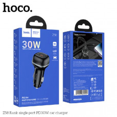 АКЦИЯ!!!  АЗУ-USB-C HOCO Z58 PD30W, Black. Продается КРАТНО 3шт!!!