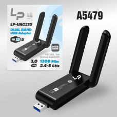 Wi-Fi Адаптер LP-UAC27D 2х диапозонный (1300Mbps) USB3.0