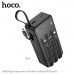 Внешний аккумулятор 30000 mAh HOCO J146B Black с 4 кабелями. Номинальная емкость: 16500mAh. Вход: кабель USB-C/USB-A: 5V/2A. Выход: кабель USB-A/USB-C/кабель Micro/кабель Lightning: 5V-2A. Индикатор заряда батареи.