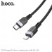 Кабель USB-C Lightning HOCO X109 1м, PD27W, силикон, Black