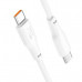 Кабель USB-C/USB-C HOCO X93 1м, 60W, 3A, White