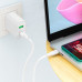 Кабель USB-C/USB-C HOCO X93 2м, 240W, White