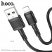 Кабель Lightning HOCO X83 1м, 2.4A, ПВХ, Black