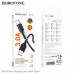 Кабель Type-C BOROFONE BX119 1м, 3A, ПВХ, Black