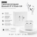 Гарнитура вкладыши Bluetooth IP ArPods 4 JM (В Упаковке c тонкой ванночкой) БЕЗ ЛОГО
