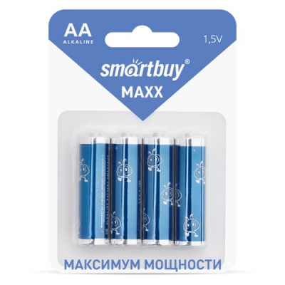 Батарейка Smartbuy MAXX LR6/4B (48/480) (SBBM-2A04B)