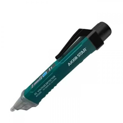 Тестер напряжения AKKOSTAR бесконтактная однофазная AC90V-1000V, 50/60Hz. Питание от AAAх2. Время пользования: 6часов.