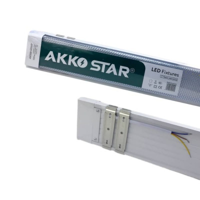 Светильник линейный светодиодный AKKOSTAR T12-100W/8000lm призма (4000K) 1200мм
