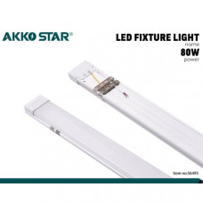 Светильник линейный светодиодный AKKOSTAR T12-80W/7200lm матовый (6500K) 1200мм