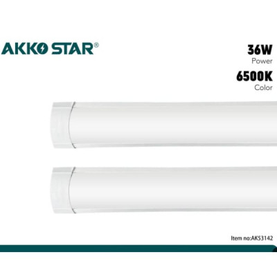 Светильник линейный светодиодный AKKOSTAR T9-36W/3000lm призма (6500K) 1200мм