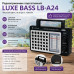 Радиоприемник портативный LUXE BASS LB-A24 черный
Прием: FM, AM, SW(1-8), FM:64-108 MHz, AM: 530-1600 kHz, SW(1-8) 5.40 -22.10 MHz, DC: 4.5v(UM1х3), AC: 220V/50Hz, 250 х 150 х 65 мм