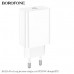 АКЦИЯ! СЗУ-USB-C BOROFONE BA21A Pro PD20W, White. Продается КРАТНО 15шт!!!