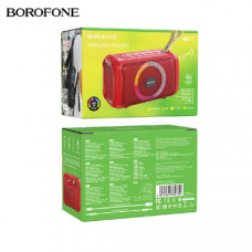 АКЦИЯ! Портативная колонка Borofone BR17 Red. Продается упаковкой (в упаковке 3шт).
 BT v5.1. Чип: JL AC6965E. Емкость батареи: 1200mAh, время зарядки около 3 часов. Работа в режиме разговора или воспроизведения музыки: 4 часа. Динамик: 52ммx1. Мощность: 