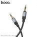 Кабель Аудио 3,5 Jack-3,5 Jack HOCO UPA32 1м, Black. Материал: алюминиевый сплав + нейлоновая оплетка
.
