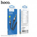 Кабель Аудио 3,5 Jack-3,5 Jack HOCO UPA32 1м, Black. Материал: алюминиевый сплав + нейлоновая оплетка
.