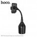 Держатель мобильного телефона HOCO H63 Black. Материал ABS+PU кожа. Вес 244г. Размер 72х175х320мм. Ширина зажима 55-95мм. Место крепления подстаканник автомобиля. Зажим нажимного типа. Вращение на 360 градусов.