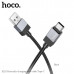 Кабель Type-C HOCO X110 1м, 3A, нейлон, Black