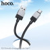 Кабель Type-C HOCO X110 1м, 3A, нейлон, Black