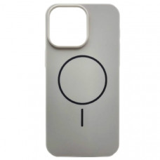 Чехол MagSafe IP 16 Pro Matte Silicone, цвет Белый