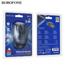 АКЦИЯ!!! Мышь беспроводная Borofone BG13 2.4G Metal Gray. Продается КРАТНО 3шт!!!
DPI: 800-1200-1600, 4кнопки, USB, оптическая.