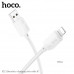 Кабель Lightning HOCO X113 1м, 2.4A, нейлон, White