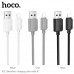 Кабель Lightning HOCO X113 1м, 2.4A, нейлон, Gray