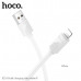 Кабель Lightning HOCO X114 1м, 2.4A, ПВХ, White