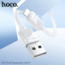 Кабель Lightning HOCO X114 1м, 2.4A, ПВХ, White