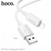 Кабель Lightning HOCO X107 1м, 2.4A, ПВХ, White