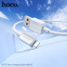 Кабель Lightning HOCO X107 1м, 2.4A, ПВХ, White