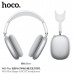 Гарнитура беспроводная полноразмерная Bluetooth HOCO W65 Plus Silver. Время работы в режиме использования составляет 40 часов, в режиме ожидания до 200 часов. Полная зарядка батареи займет два часа.