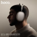 Гарнитура беспроводная полноразмерная Bluetooth HOCO W65 Plus Silver. Время работы в режиме использования составляет 40 часов, в режиме ожидания до 200 часов. Полная зарядка батареи займет два часа.