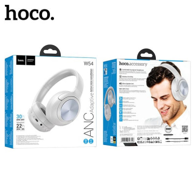 Гарнитура беспроводная полноразмерная Bluetooth HOCO W54 Gray