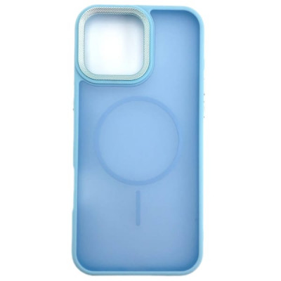 Чехол MagSafe iP 15 Pro Max Skin Shell, цвет Pastel Blue
