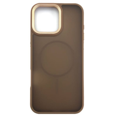Чехол MagSafe iP 15 Pro Skin Shell, цвет Brown