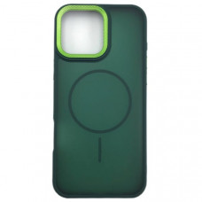 Чехол MagSafe iP 15 Plus Skin Shell, цвет Dark Green