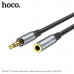 Удлинитель AUX  3,5 Plug - 3,5 Jack HOCO UPA20 2м, Metal Gray
Вес: 38г