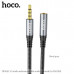 Удлинитель AUX  3,5 Plug - 3,5 Jack HOCO UPA20 2м, Metal Gray
Вес: 38г