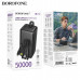 Внешний аккумулятор 50000 mAh Borofone BJ79C с 3 кабелями Black
Емкость: 50000mAh 185Wh. Номинальная емкость: 27500mAh. Вход: USB-C/USB-A cable: 5V/2A. Выход: USB-A: 5V/2A, USB-C/IP cable: 5V/2A;
Total output: 5V/2A. LED индикатор уровня заряда батареи. Р