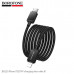 Кабель USB-C Lightning Borofone BX120 1м, PD27W, нейлон, Black