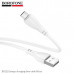 Кабель Micro USB BOROFONE BX121 1м, 2.4A, ПВХ, White.