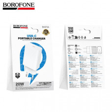СЗУ-USB-C BOROFONE BAS73A PD20W, White