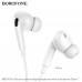 Гарнитура вакуумная BOROFONE BM100 Pro, аудио разъем Type-C, c микрофоном, White. Материал: ABS+TPE. Длина кабеля 1.2 м. Вес: 13г.