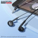 Гарнитура вкладыши BOROFONE BM99 Black с микрофоном. Материал: ABS+TPE. Динамик:14мм. Длина: 1.2 м. Вес: 13г.