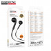 Гарнитура вкладыши BOROFONE BM99 Black с микрофоном. Материал: ABS+TPE. Динамик:14мм. Длина: 1.2 м. Вес: 13г.