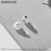 Наушники вкладыши BOROFONE BM100 1,2м, White, аудио разъем Type-C, с микрофоном. Материал: ABS+TPE. Вес: 13г.