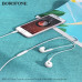 Наушники вкладыши BOROFONE BM100 Max 1,2м, TPE, White с микрофоном.
Материал: ABS+TPE. Вес: 13г.